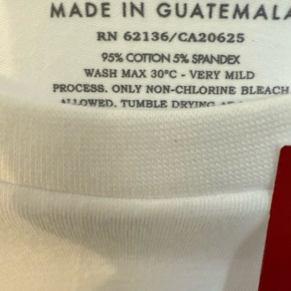 Guess White Short Sleeve Tee with Iconic Logo - Picture 2 of 2